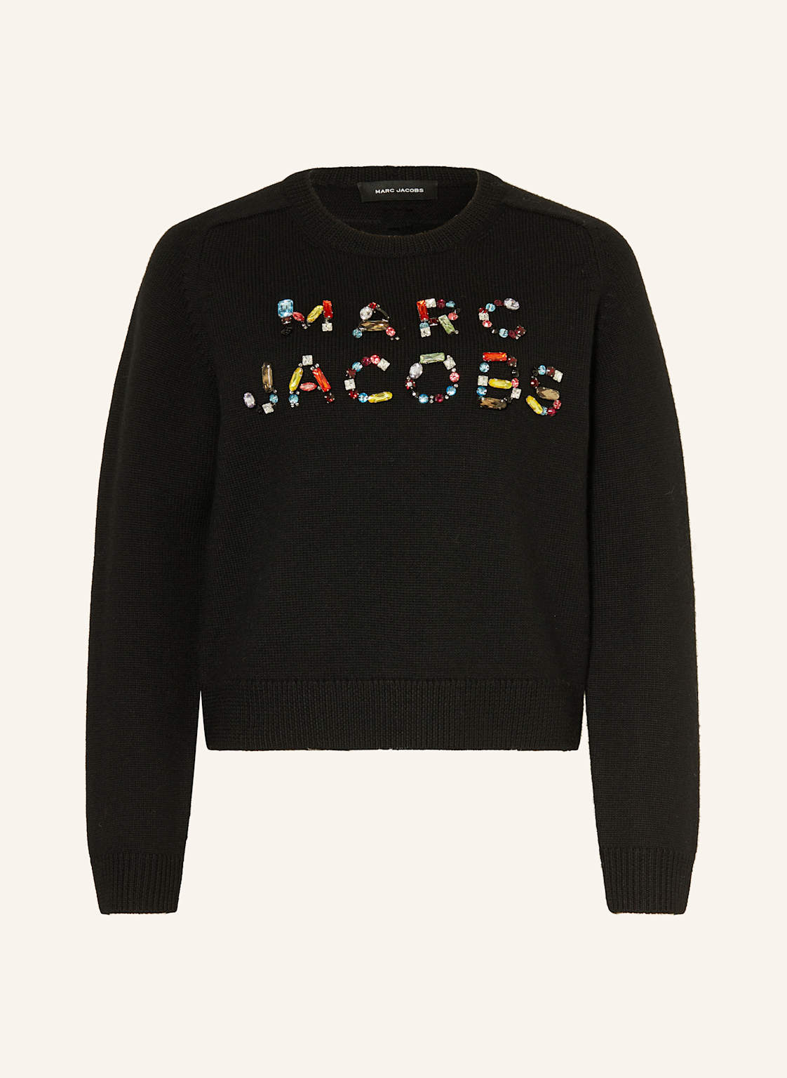 Marc Jacobs Pullover Mit Schmucksteinen schwarz von Marc Jacobs