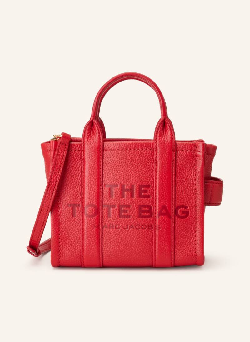 Marc Jacobs Shopper The Crossbody Tote Bag Leather rot von Marc Jacobs