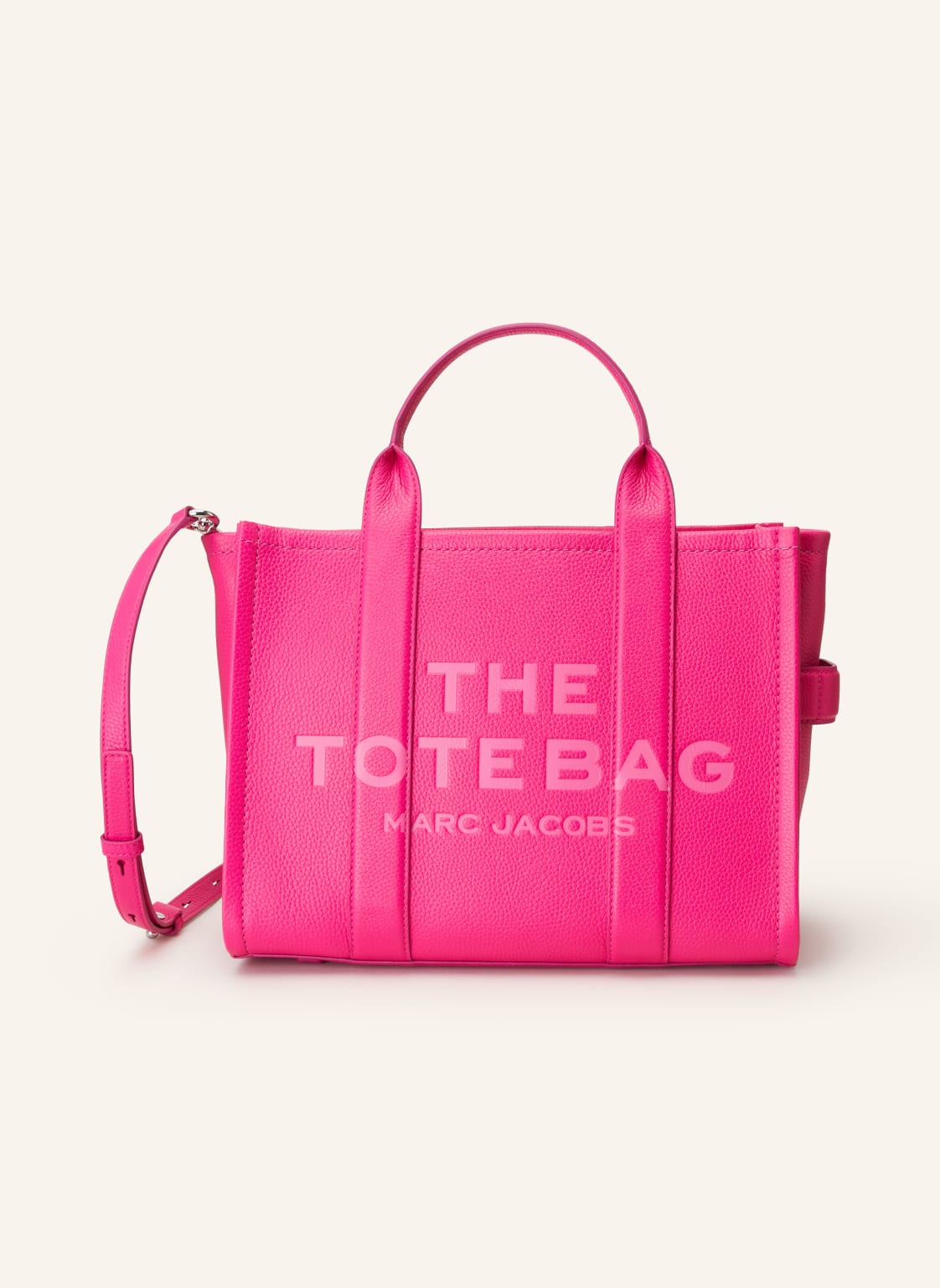 Marc Jacobs Shopper The Medium Tote Bag Leather pink von Marc Jacobs