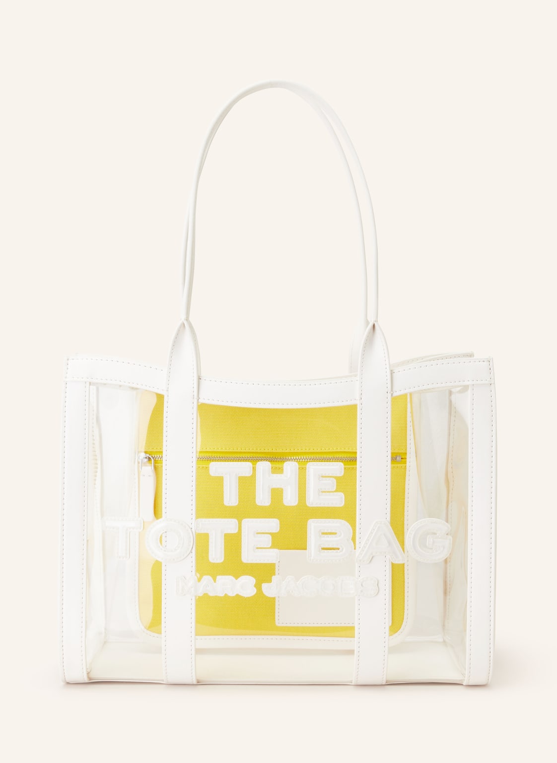 Marc Jacobs Shopper The Medium Tote Transparent weiss von Marc Jacobs