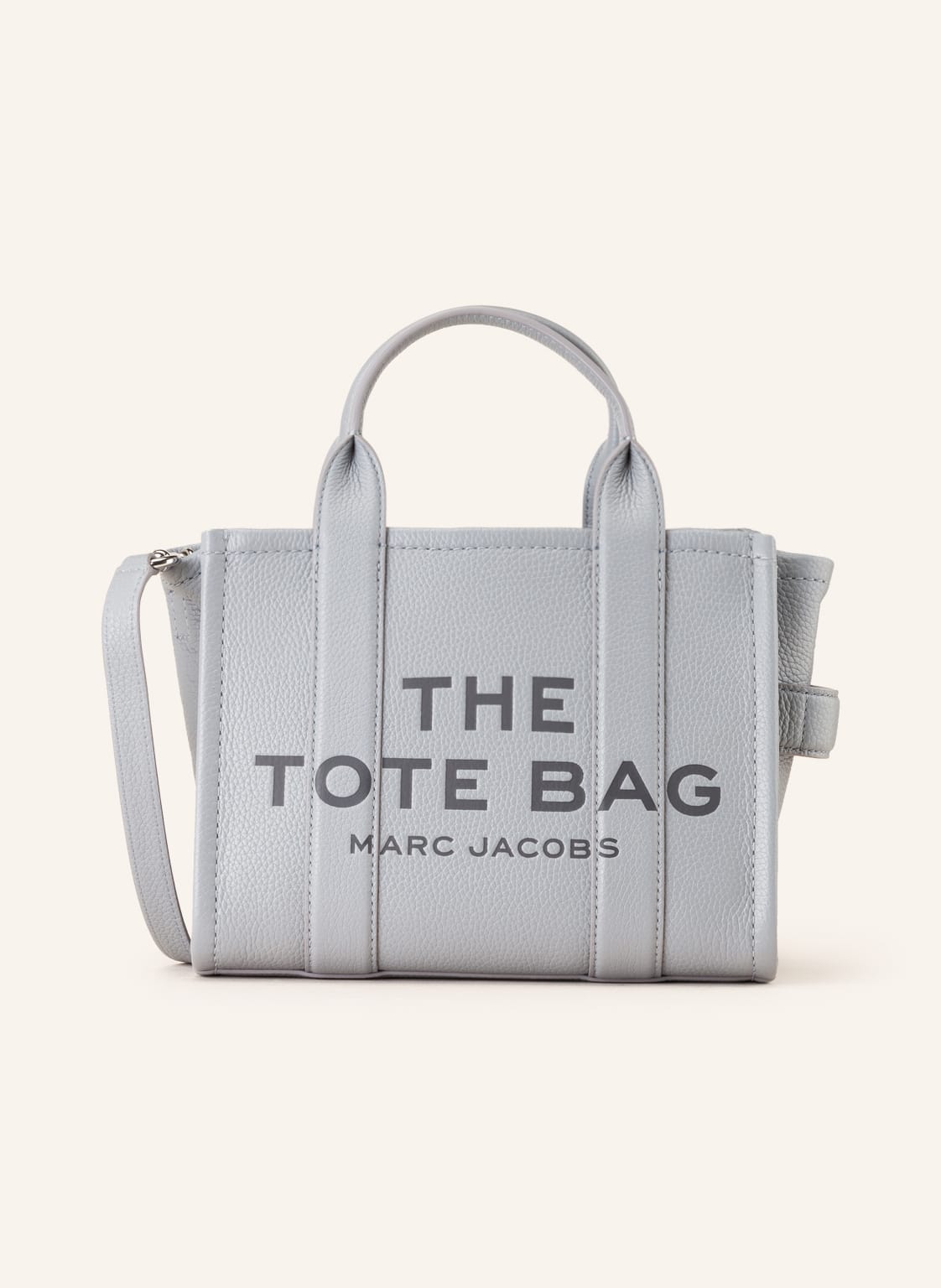 Marc Jacobs Shopper The Small Tote Bag Leather grau von Marc Jacobs