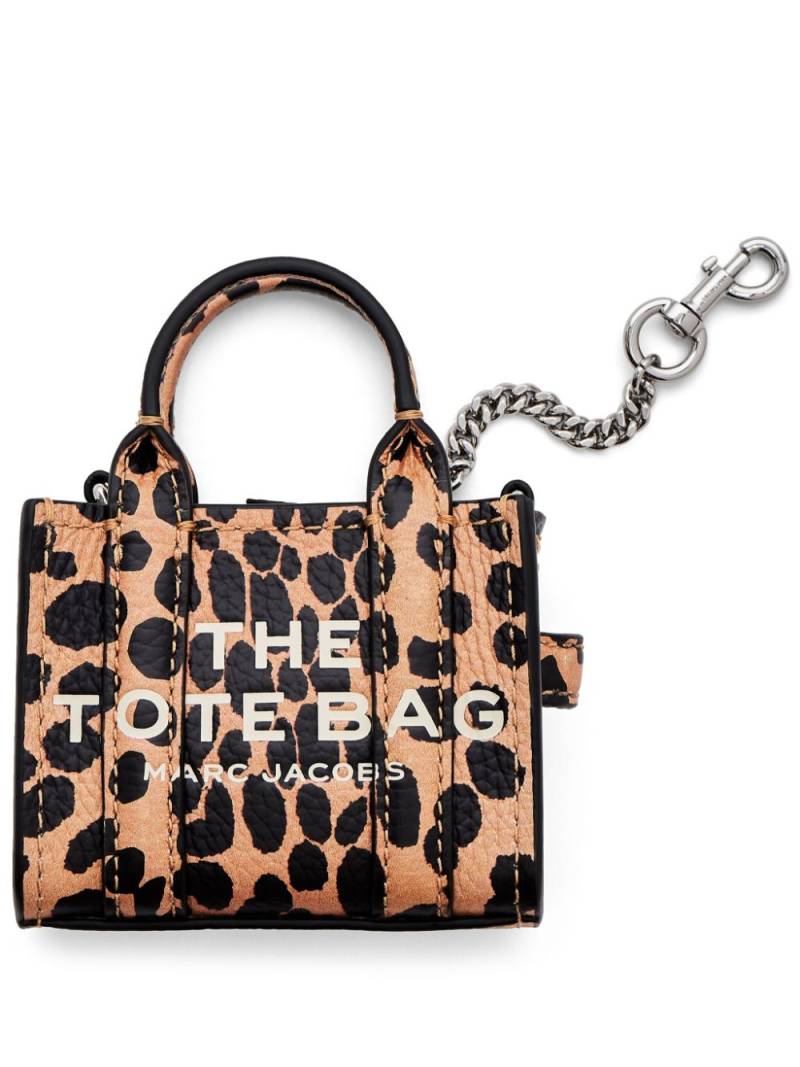 Marc Jacobs The Cheetah Nano Tote bag charm - Brown von Marc Jacobs