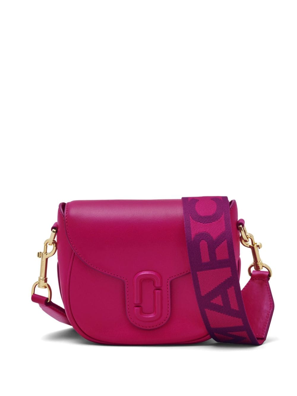 Marc Jacobs The Covered J Marc saddle bag - Pink von Marc Jacobs