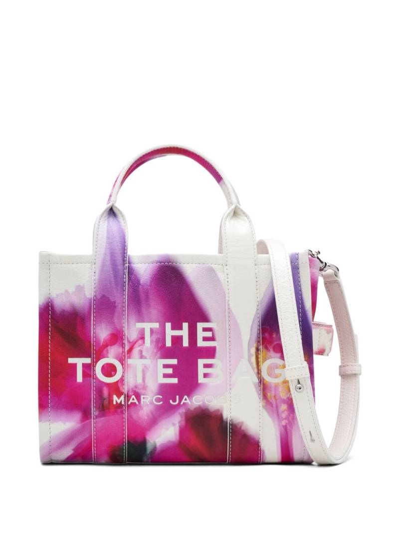 Marc Jacobs The Future Floral Leather Small Tote bag - White von Marc Jacobs