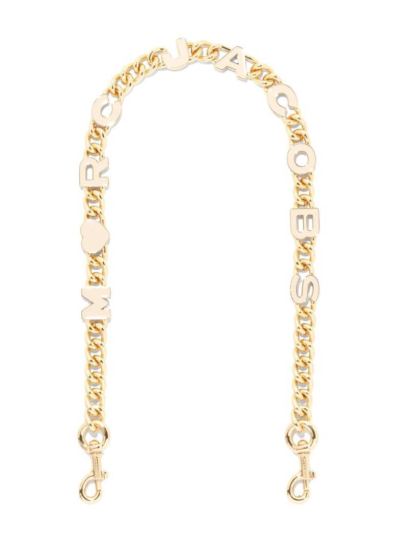 Marc Jacobs The Heart shoulder strap - Gold von Marc Jacobs