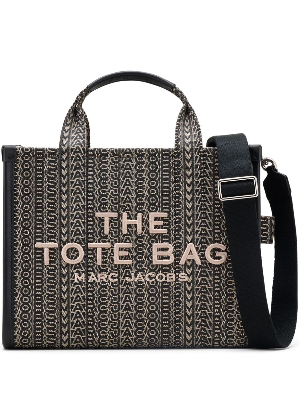 Marc Jacobs The Large Jacquard Tote bag - Black von Marc Jacobs