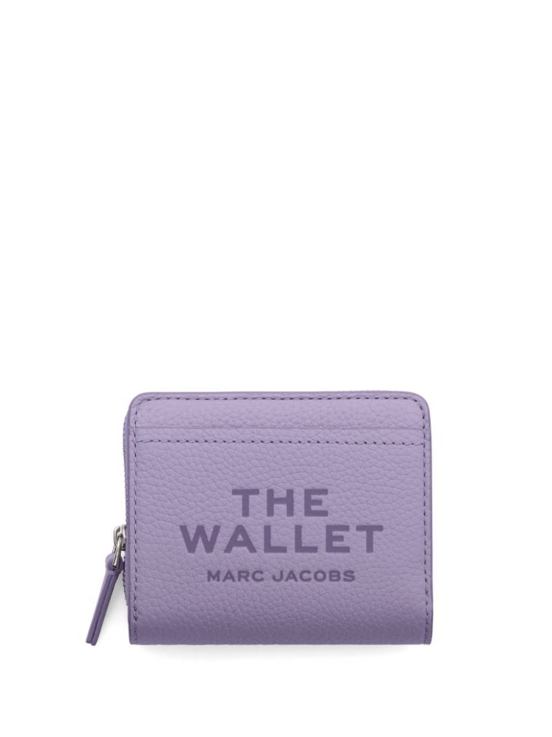 Marc Jacobs The Leather Mini compact wallet - Purple von Marc Jacobs