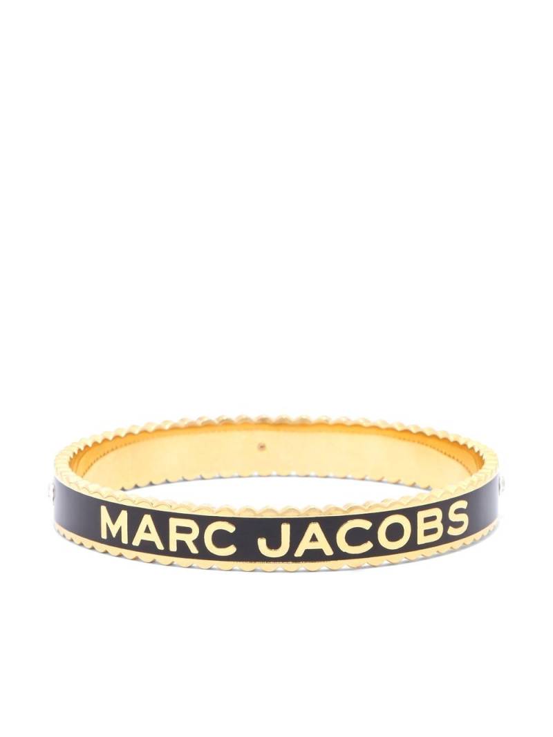 Marc Jacobs large The Medallion bangle - Black von Marc Jacobs