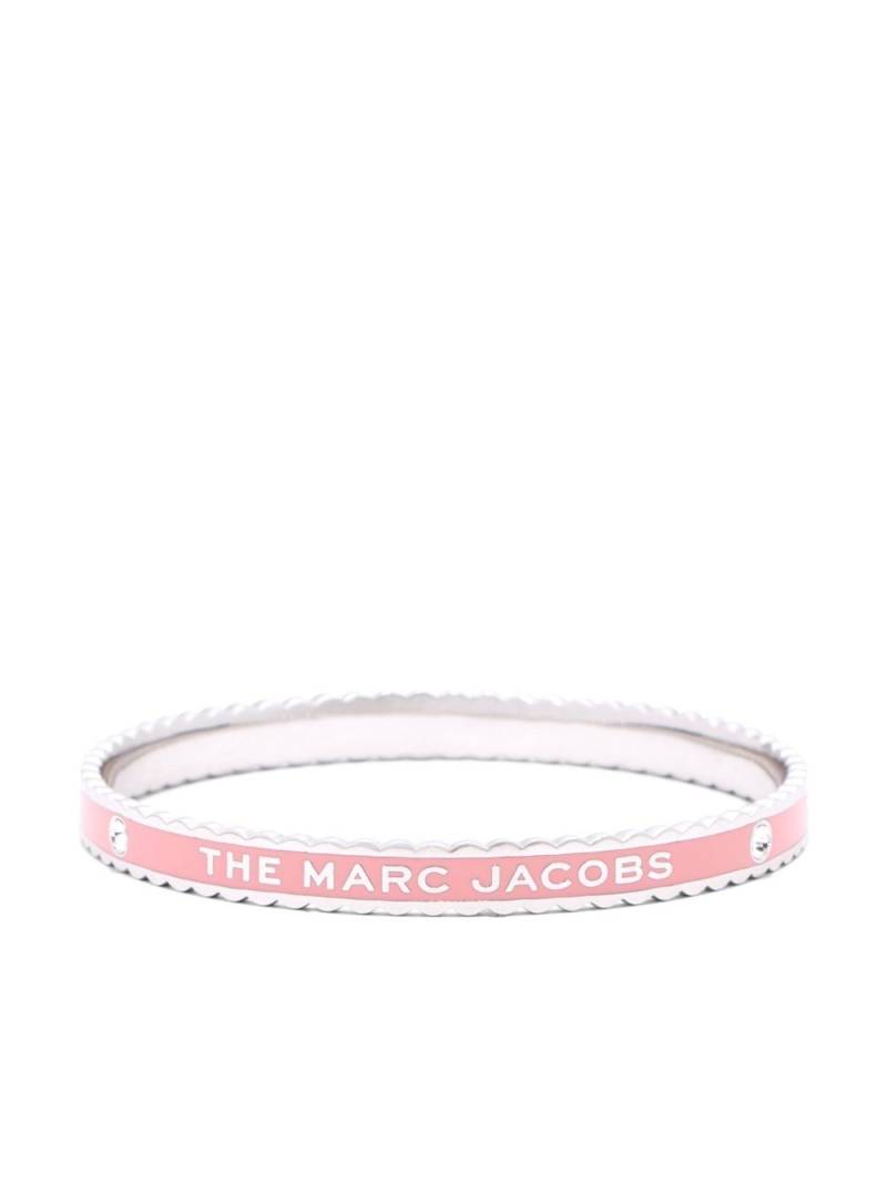 Marc Jacobs The Medallion scalloped bangle - Pink von Marc Jacobs