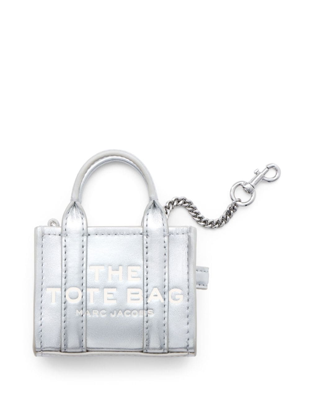 Marc Jacobs The Nano Tote charm - Silver von Marc Jacobs