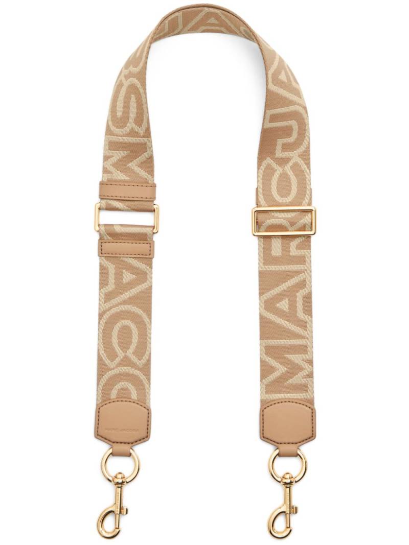 Marc Jacobs The Outline Logo webbing strap - Neutrals von Marc Jacobs