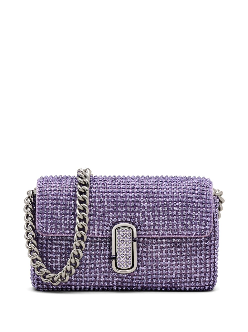 Marc Jacobs The Rhinestone J shoulder bag - Purple von Marc Jacobs