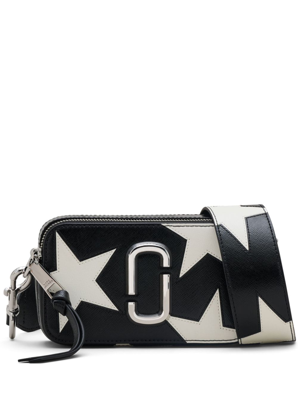 Marc Jacobs The Star Patchwork Snapshot cross body bag - Black von Marc Jacobs