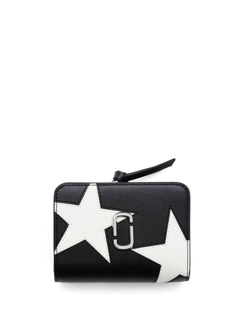 Marc Jacobs The Star Patchwork Utility Snapshot Mini wallet - Black von Marc Jacobs