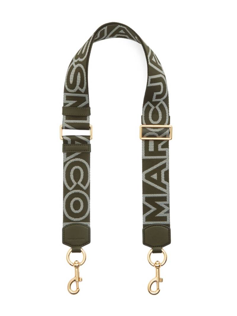 Marc Jacobs The Thin Outline Logo bag strap - Green von Marc Jacobs