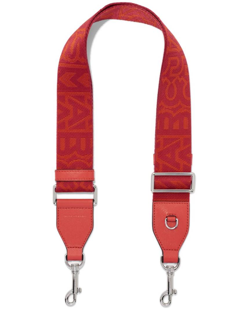 Marc Jacobs The Outline Logo Webbing strap - Red von Marc Jacobs