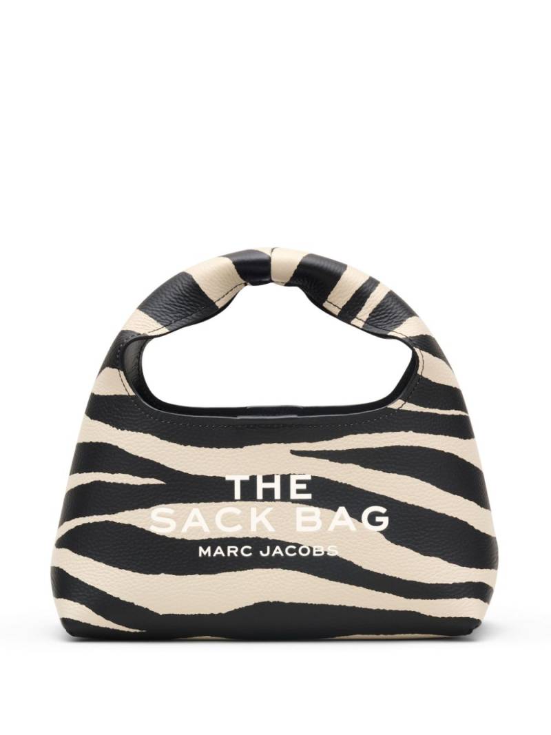 Marc Jacobs The Zebra Leather Mini Sack bag - Black von Marc Jacobs