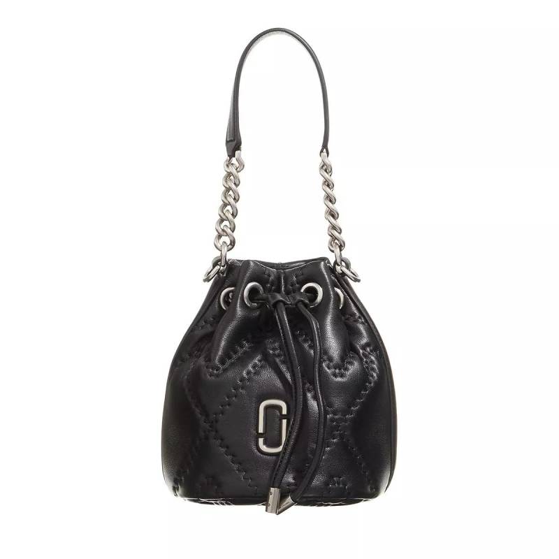 Marc Jacobs Schultertasche - The Bucket Quilted Leather - Gr. unisize - in Schwarz - für Damen von Marc Jacobs