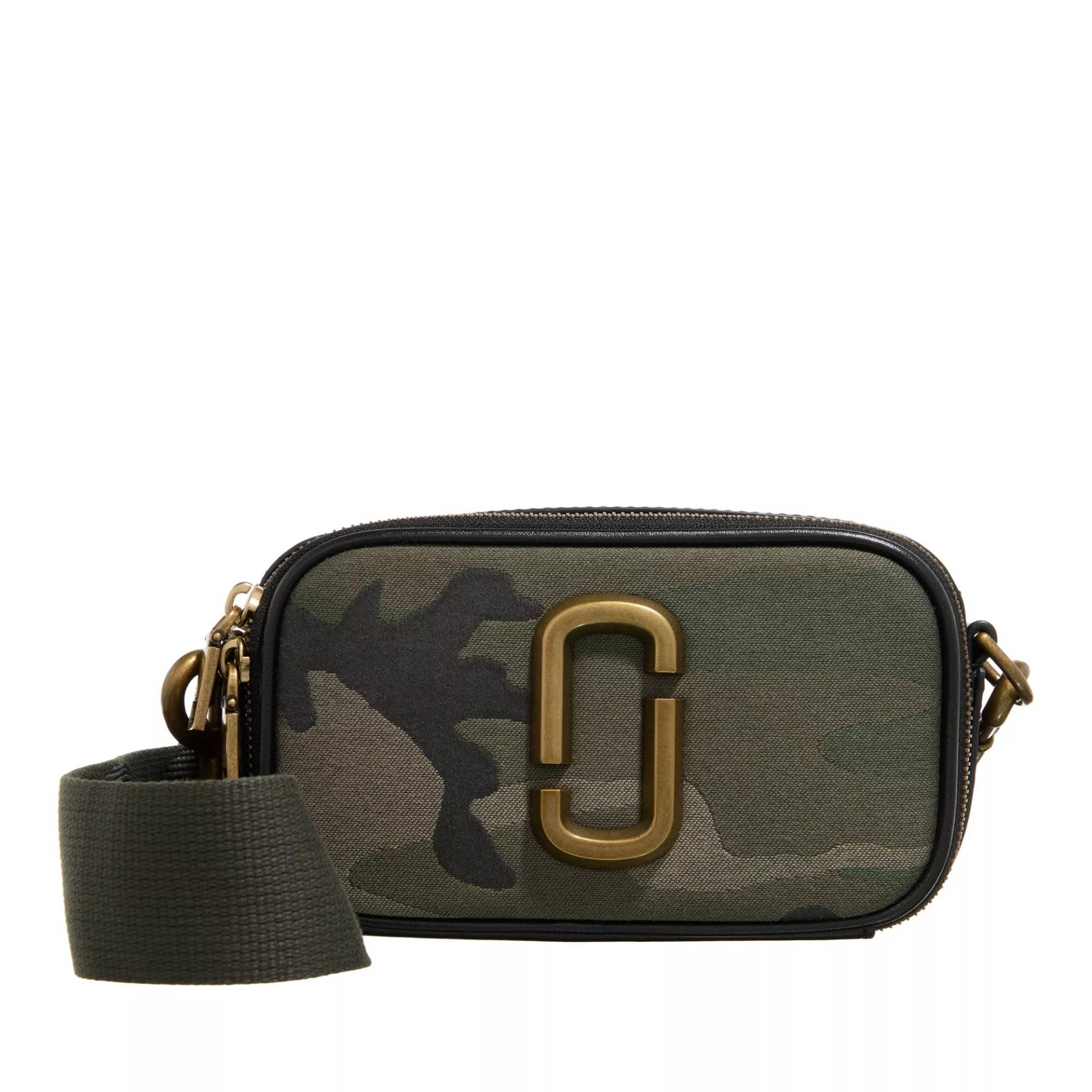 Marc Jacobs Schultertasche - The Camo Jacquard Snapshot - Gr. unisize - in Grün - für Damen von Marc Jacobs