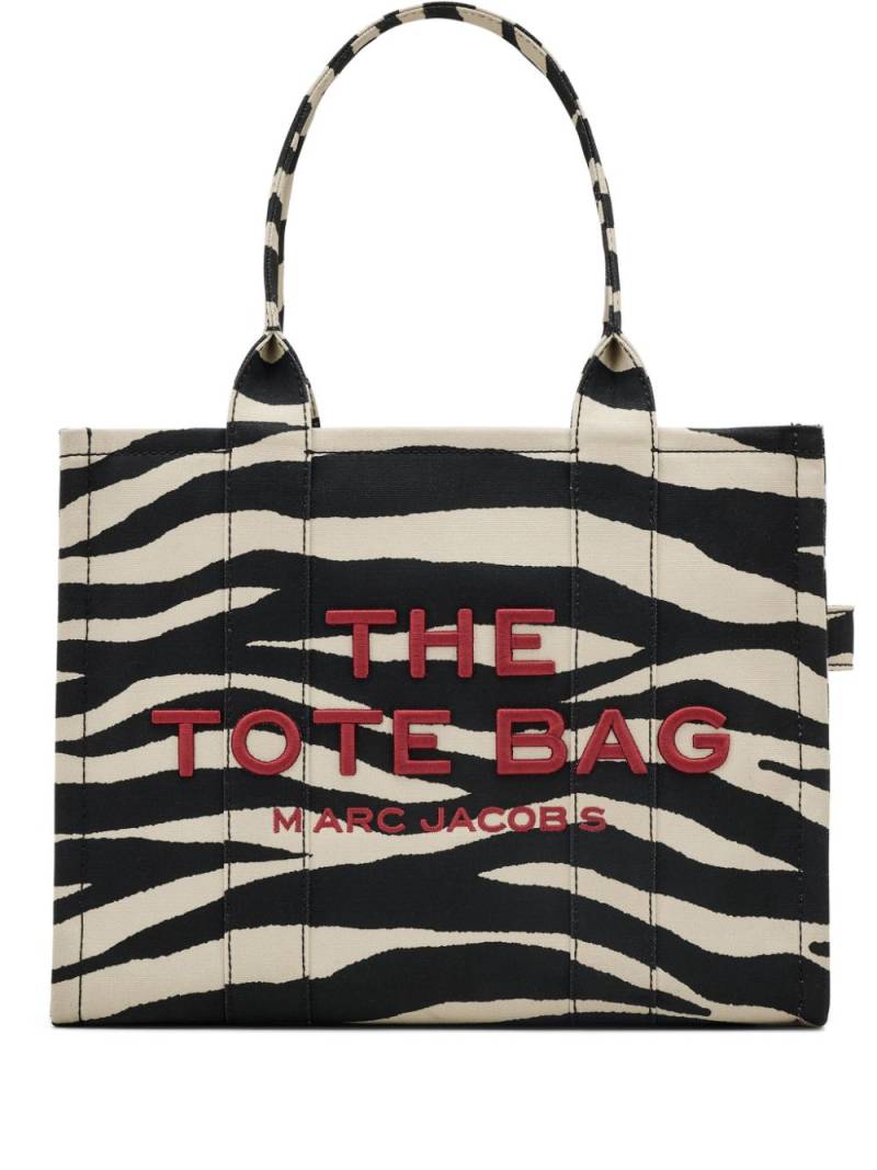 Marc Jacobs Zebra-print tote bag - Black von Marc Jacobs