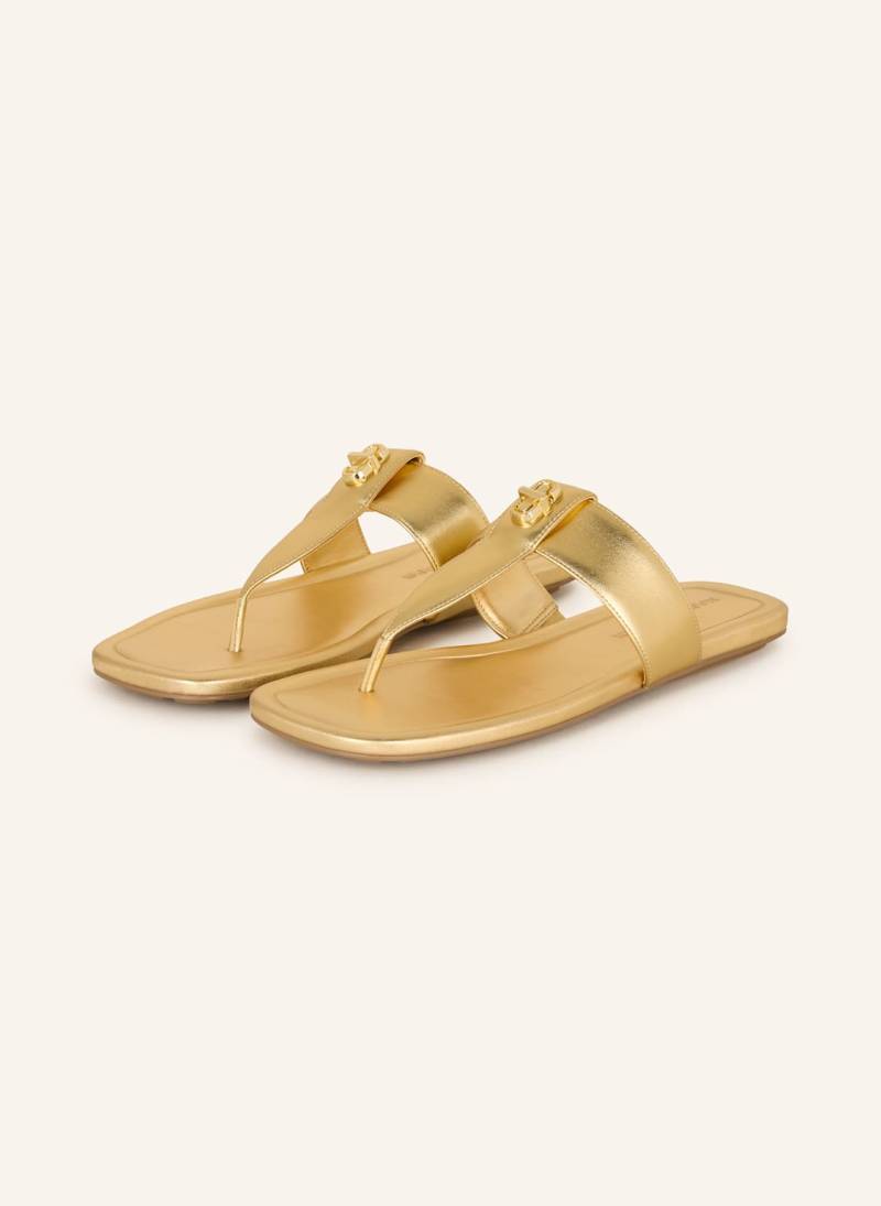Marc Jacobs Zehentrenner The Dual T Sandal gold von Marc Jacobs