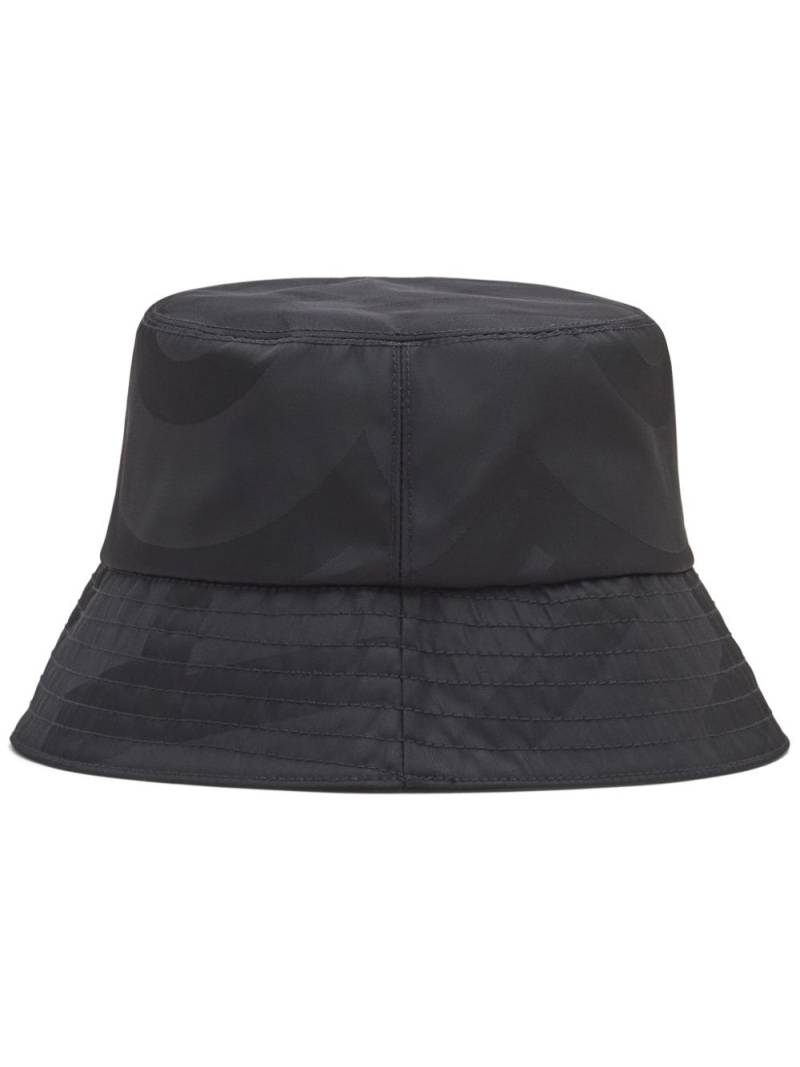 Marc Jacobs monogram-pattern bucket hat - Black von Marc Jacobs