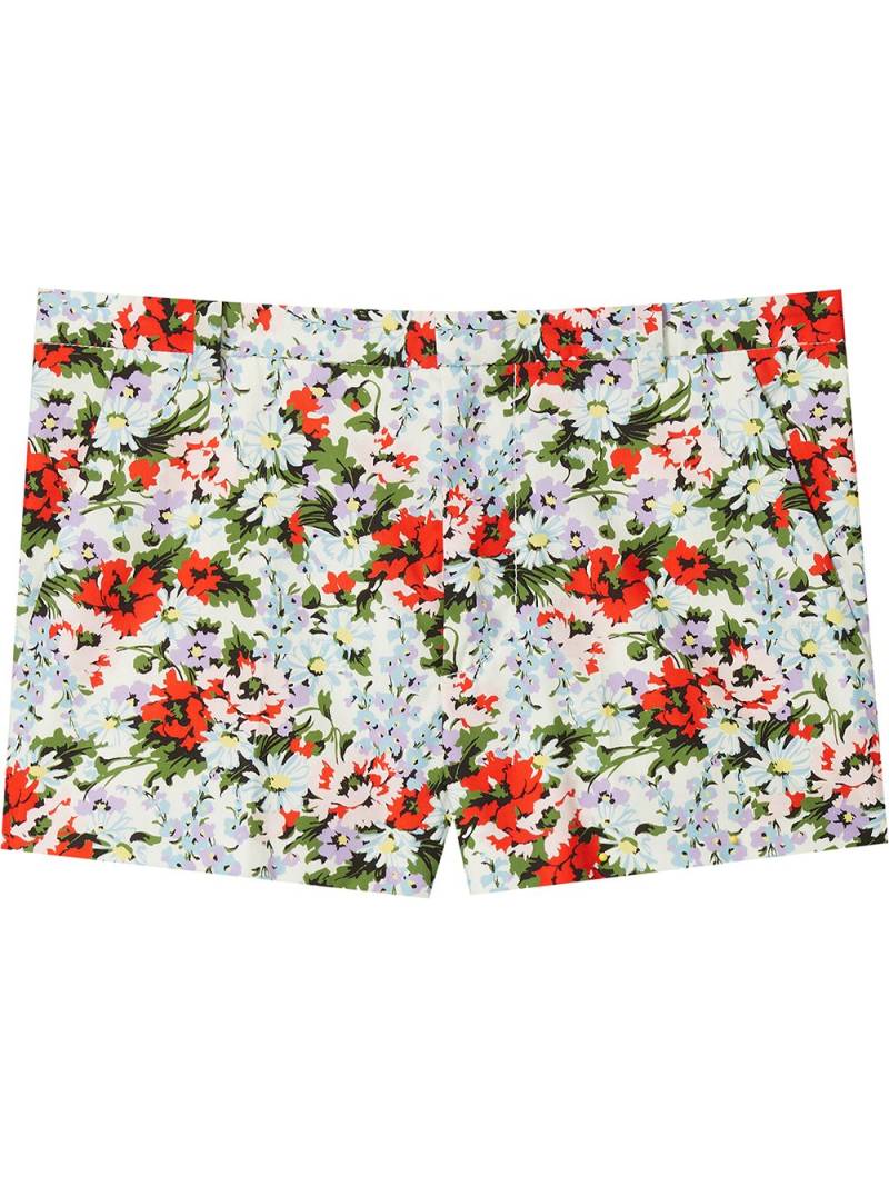 Marc Jacobs The Short' floral-print shorts - Blue von Marc Jacobs