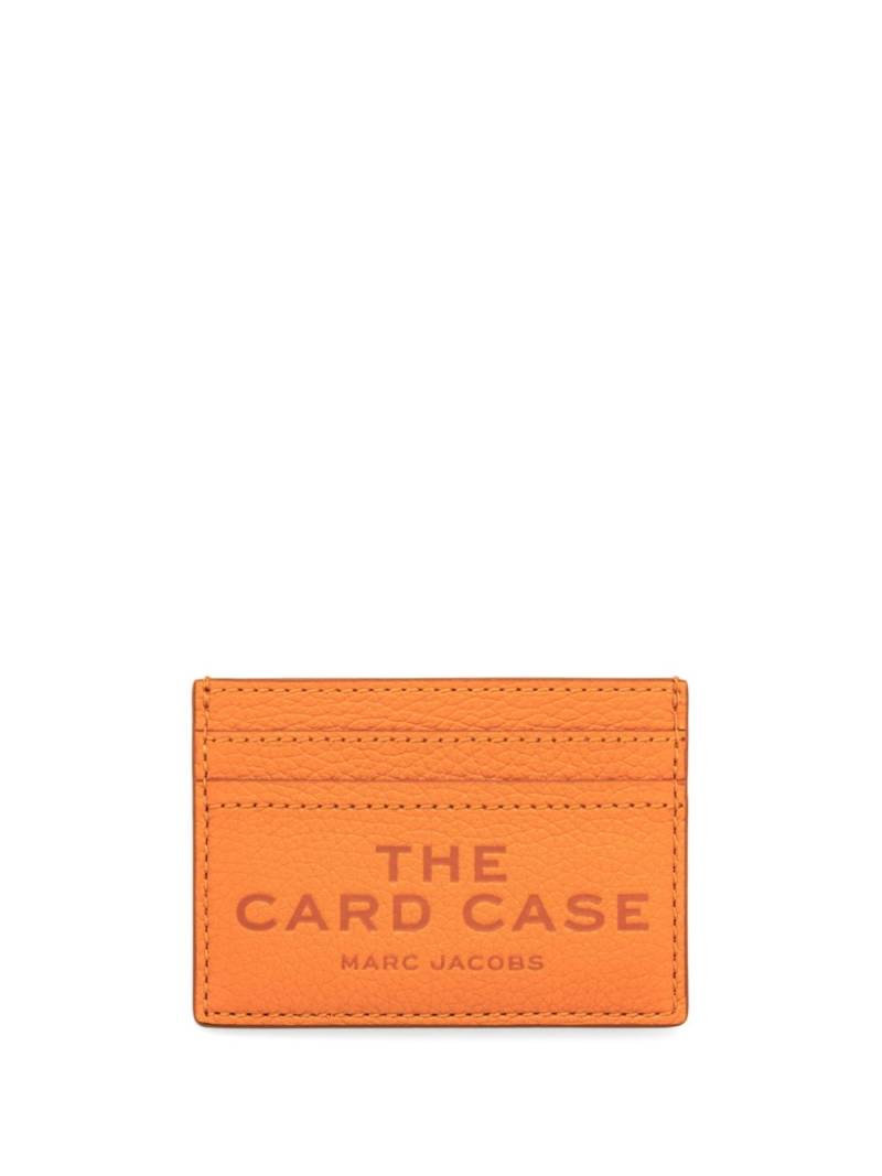 Marc Jacobs logo-debossed leather cardholder - Orange von Marc Jacobs