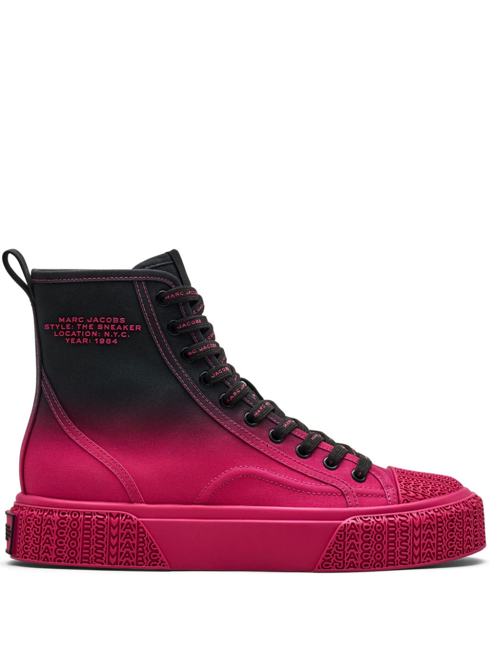 Marc Jacobs logo-embossed sneakers - Pink von Marc Jacobs