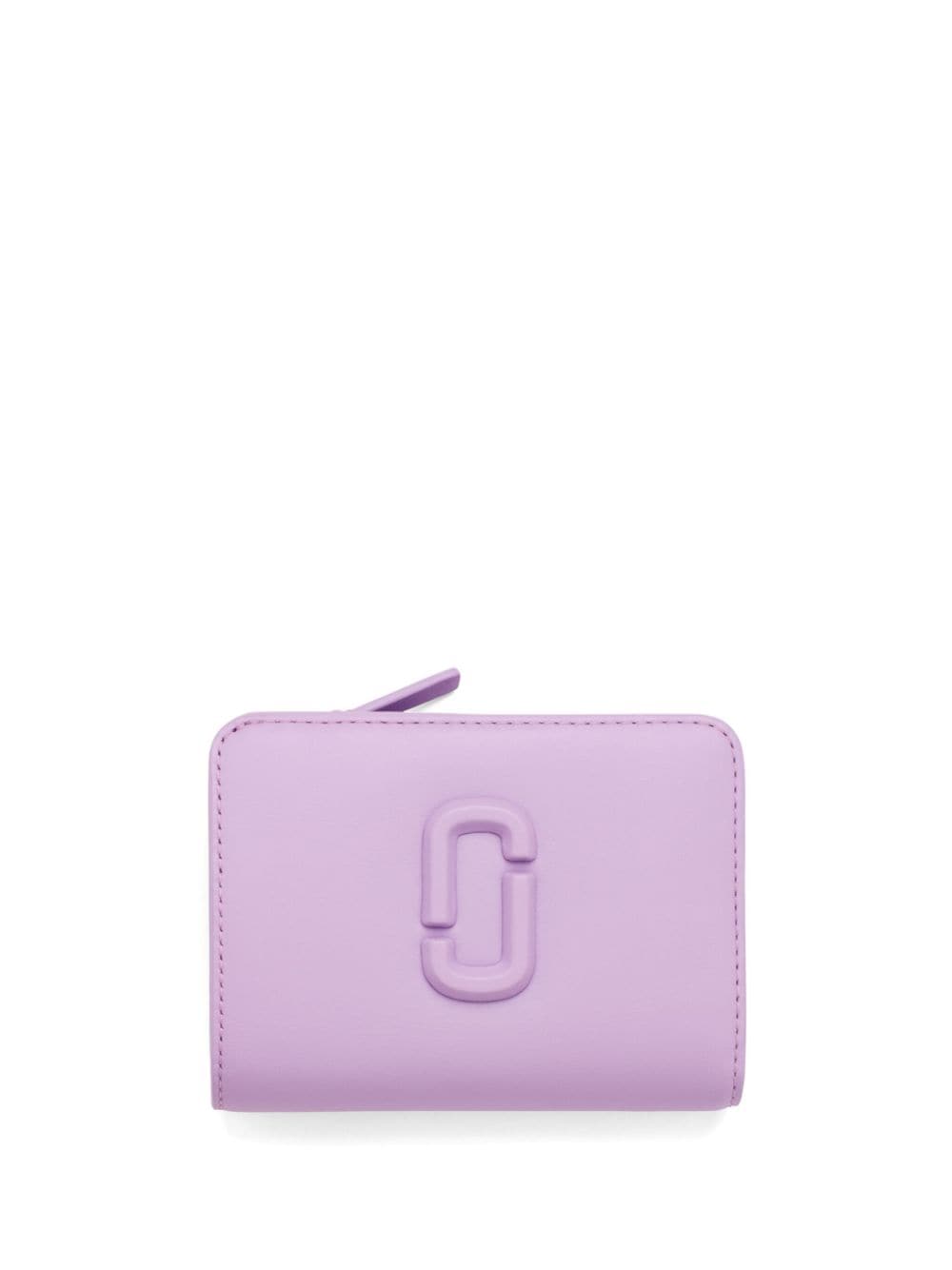 Marc Jacobs The Covered J Marc Mini compact wallet - Purple von Marc Jacobs