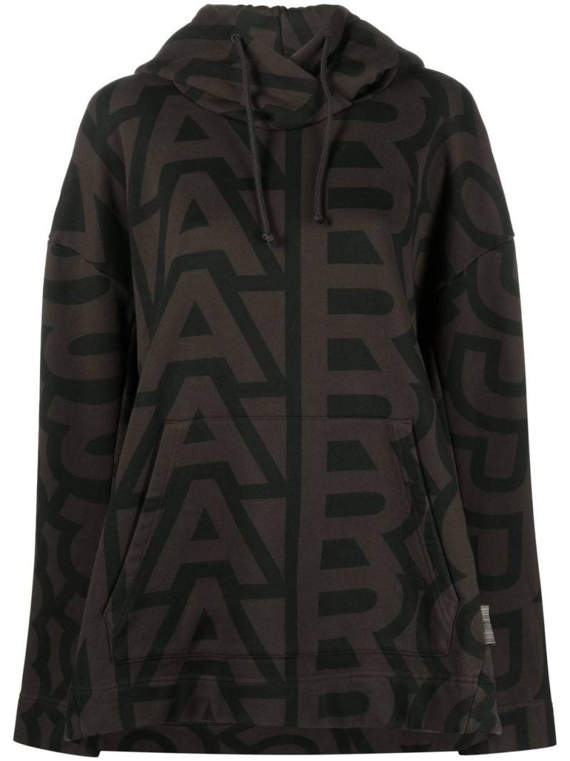 Marc Jacobs Monogram Oversized drawstring hoodie - Black von Marc Jacobs