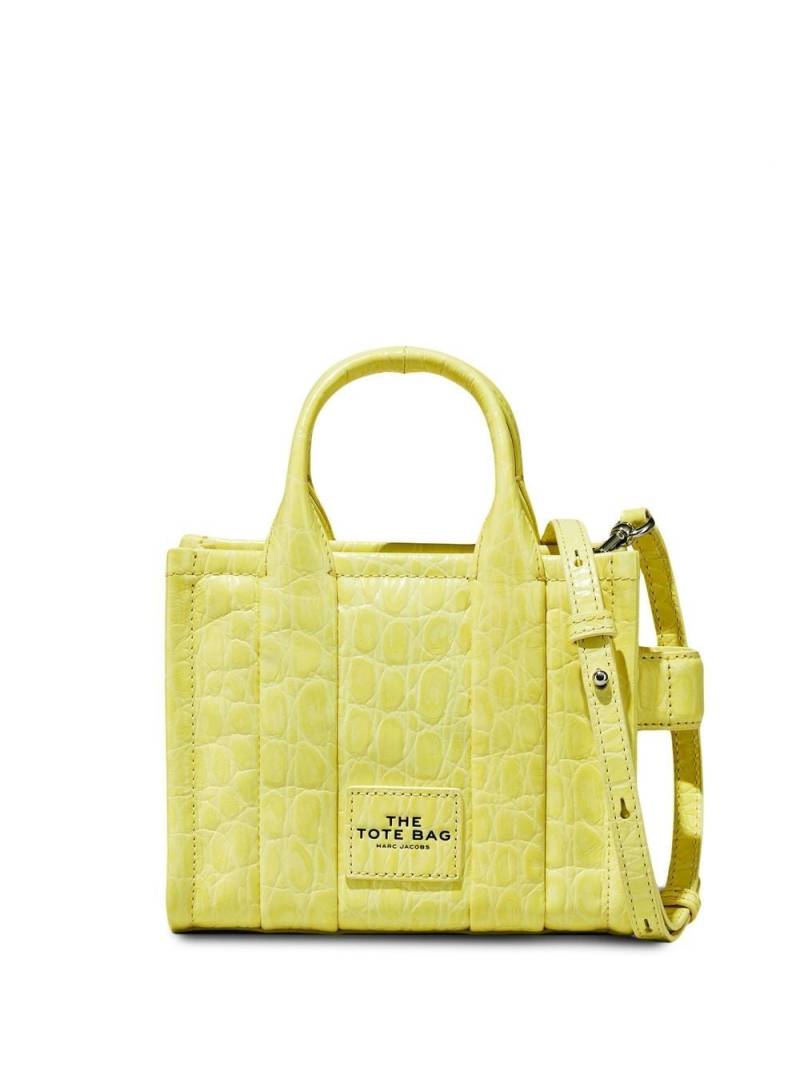 Marc Jacobs The Croc-Embossed Crossbody Tote bag - Grey von Marc Jacobs