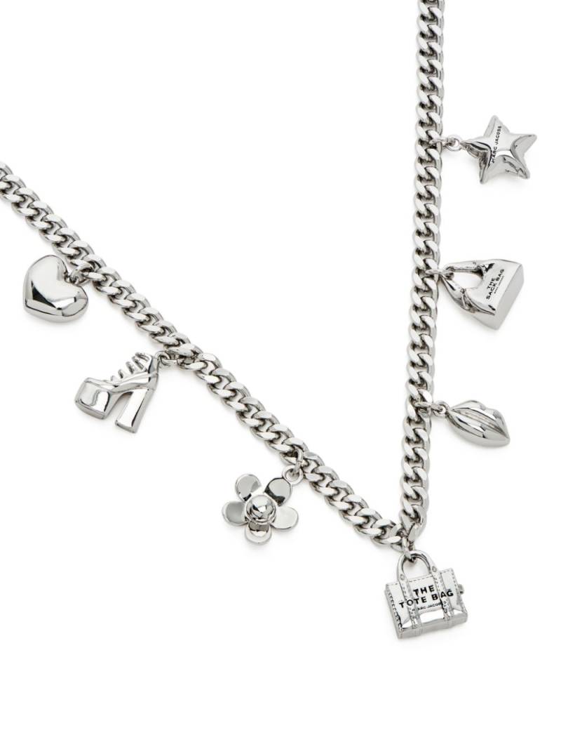 Marc Jacobs mini-icon charm necklace - Silver von Marc Jacobs