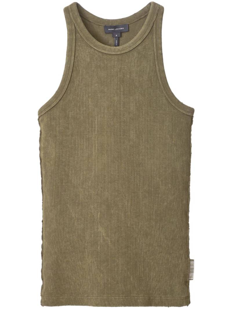 Marc Jacobs Grunge ribbed tank top - Green von Marc Jacobs