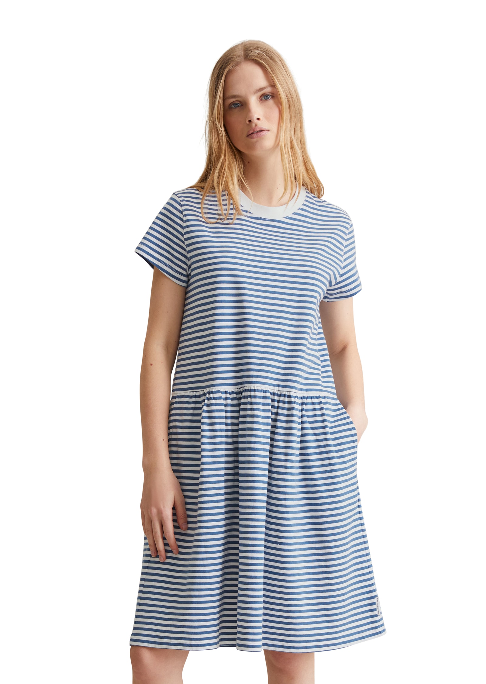 Marc O'Polo DENIM Jerseykleid, fein geringelt von Marc O'Polo DENIM