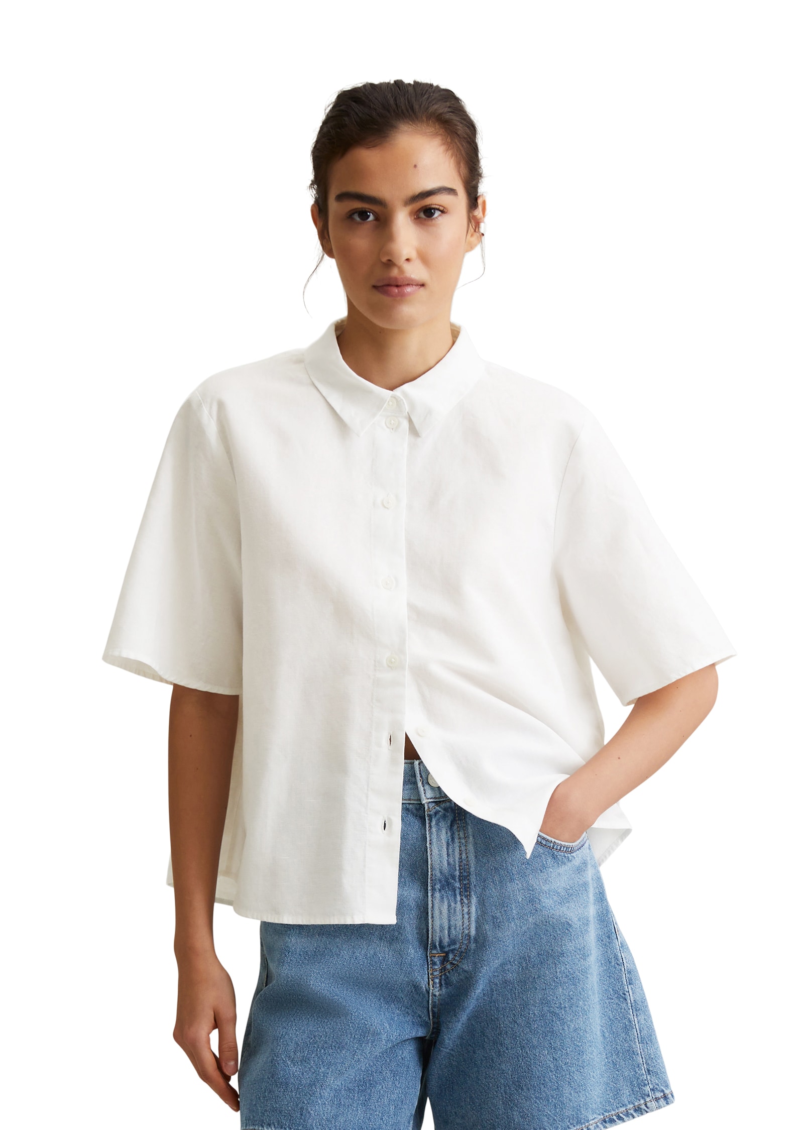 Marc O'Polo DENIM Kurzarmbluse von Marc O'Polo DENIM