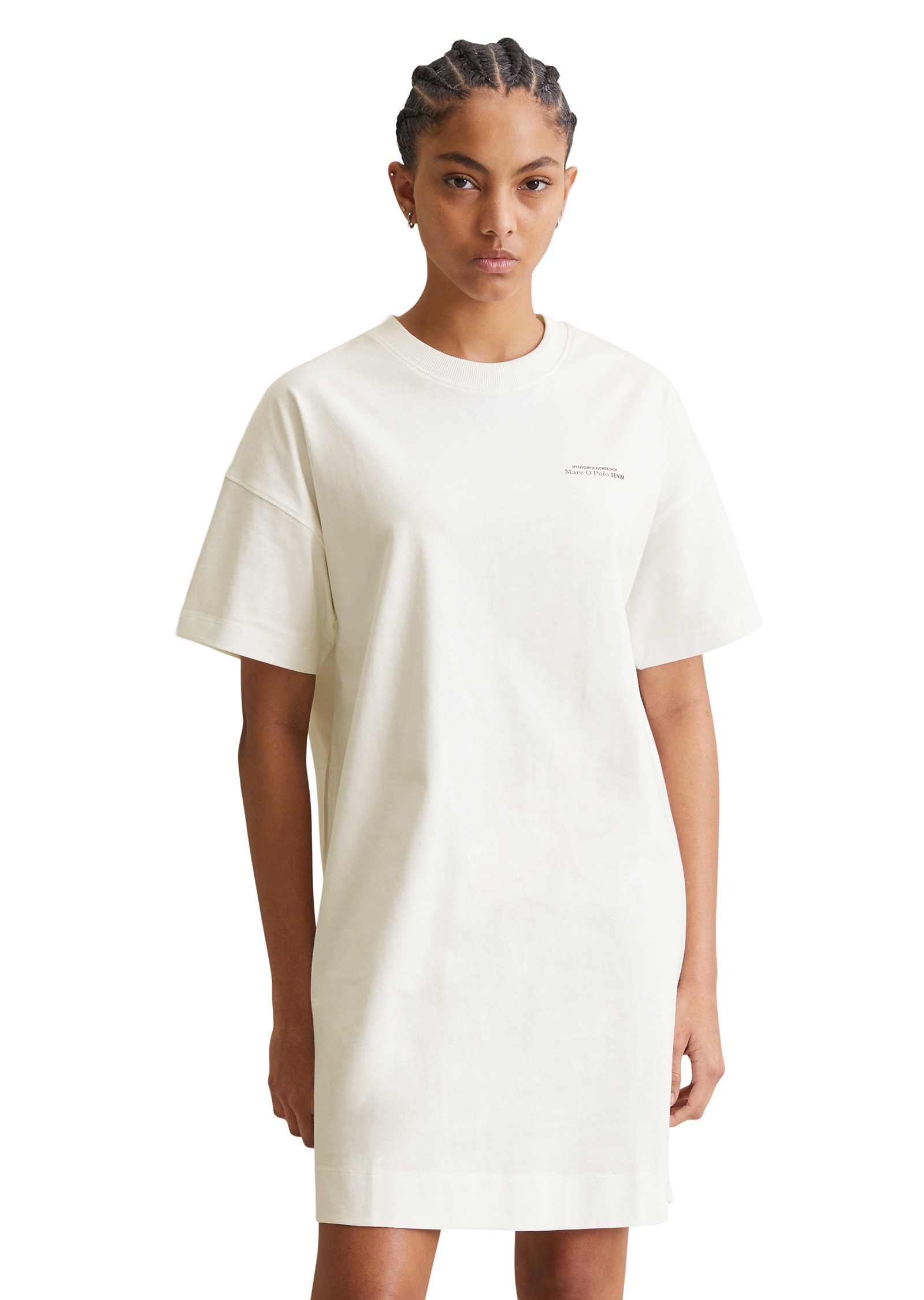 Marc O'Polo DENIM Shirtkleid, mit grossem Rückenprint von Marc O'Polo DENIM