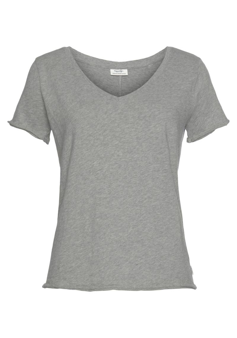 Marc O'Polo DENIM T-Shirt, mit abgerundetem V-Neck von Marc O'Polo DENIM