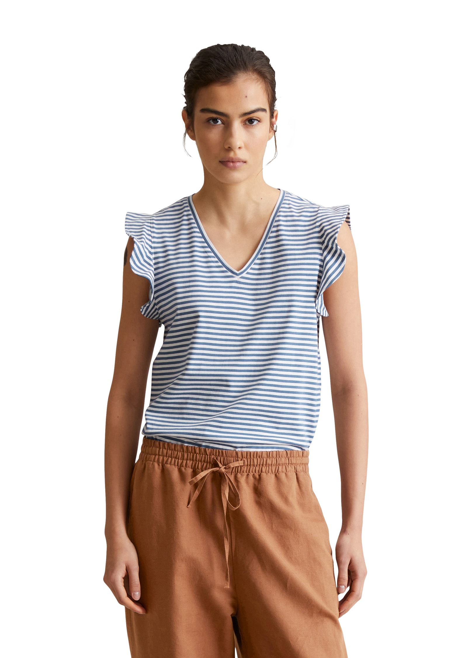 Marc O'Polo DENIM T-Shirt, mit zeitlosem Ringelmuster von Marc O'Polo DENIM