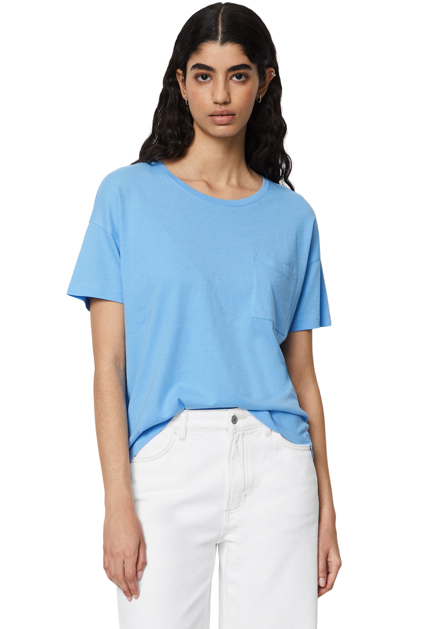 Marc O'Polo DENIM T-Shirt, schlichtes Design, Brusttasche Marc O'Polo DENIM T-Shirt, schlichtes Design, Brusttasche von Marc O'Polo DENIM