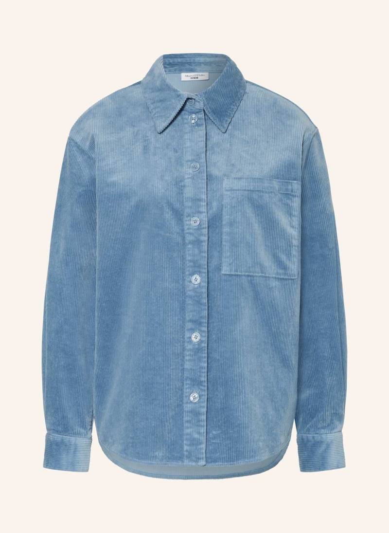 Marc O'polo Denim Cord-Overshirt blau von Marc O'Polo DENIM