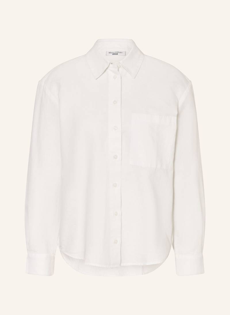 Marc O'polo Denim Hemdbluse Mit Leinen weiss von Marc O'Polo DENIM