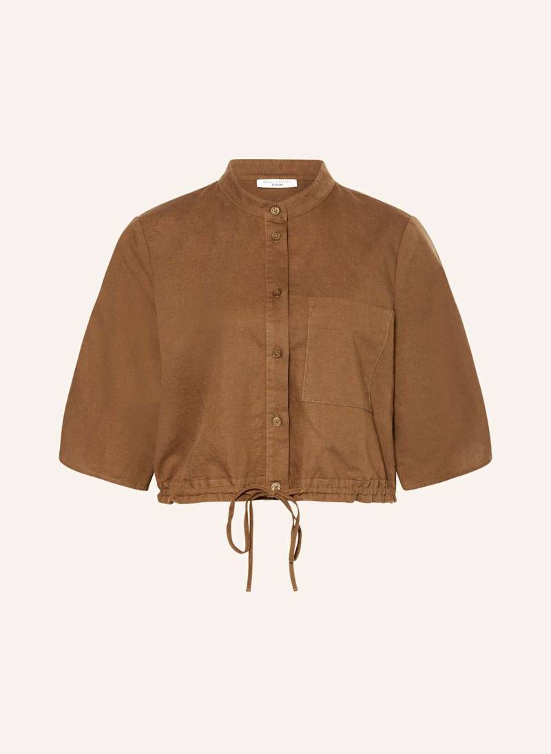 Marc O'polo Denim Hemdbluse braun von Marc O'Polo DENIM
