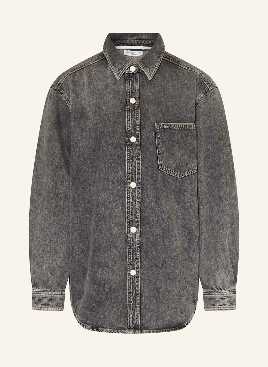 Marc O'polo Denim Jeans-Overshirt grau von Marc O'Polo DENIM