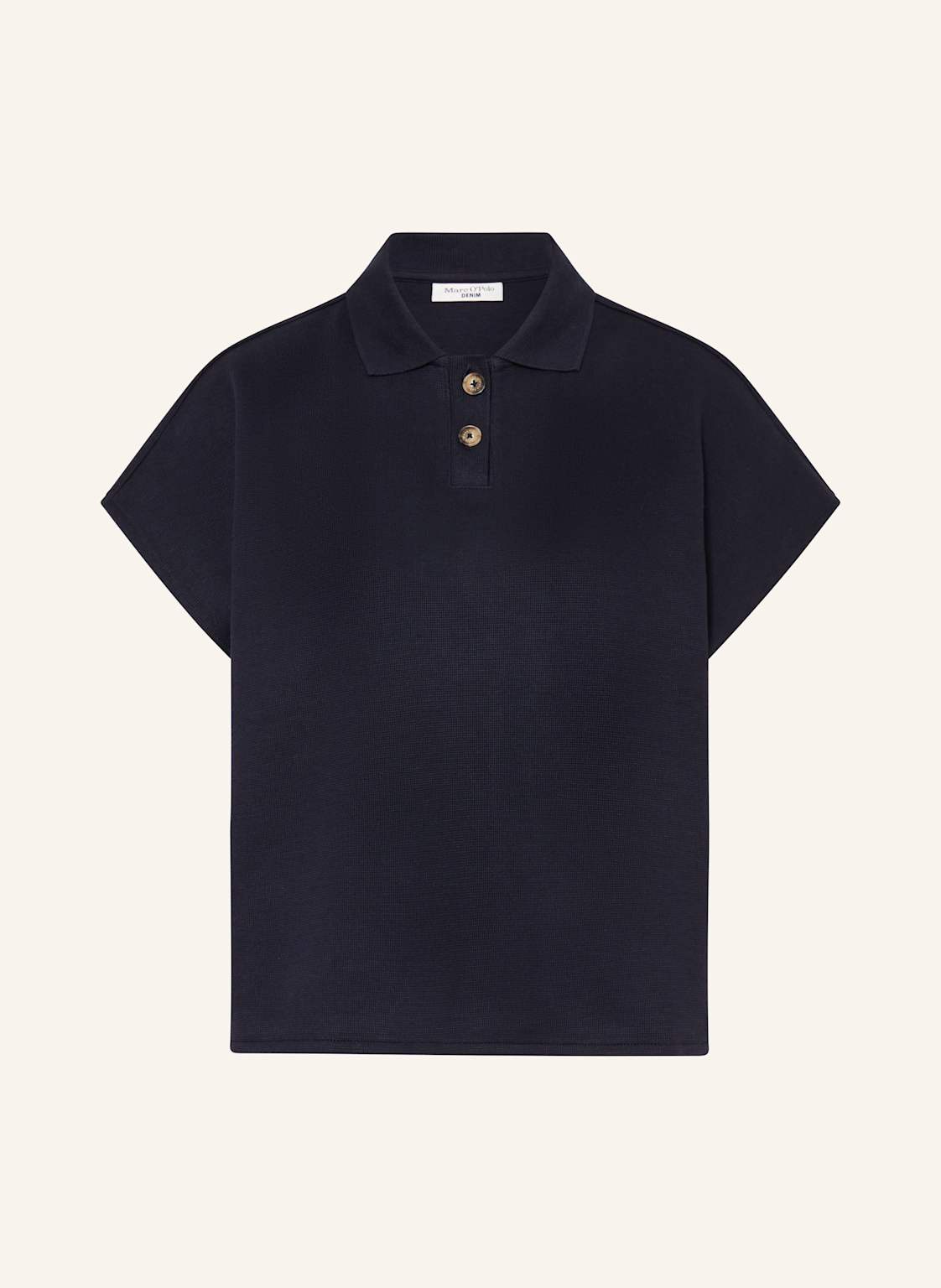 Marc O'polo Denim Piqué-Poloshirt blau Marc O'polo Denim Piqué-Poloshirt blau von Marc O'Polo DENIM