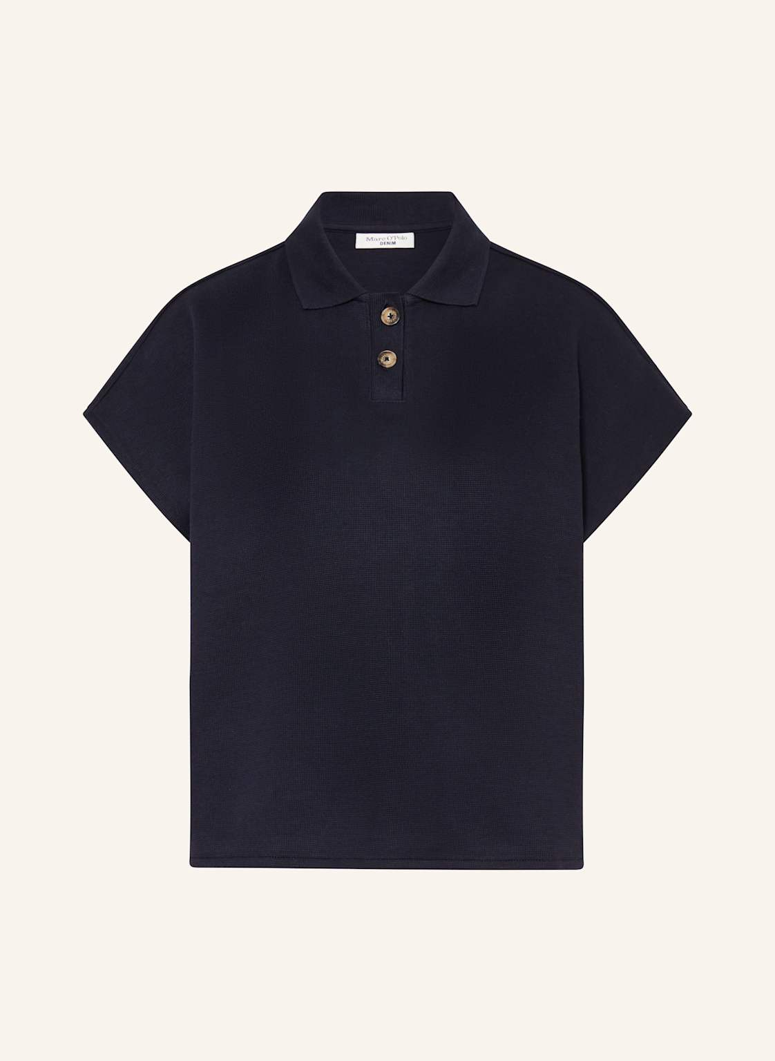 Marc O'polo Denim Piqué-Poloshirt blau von Marc O'Polo DENIM