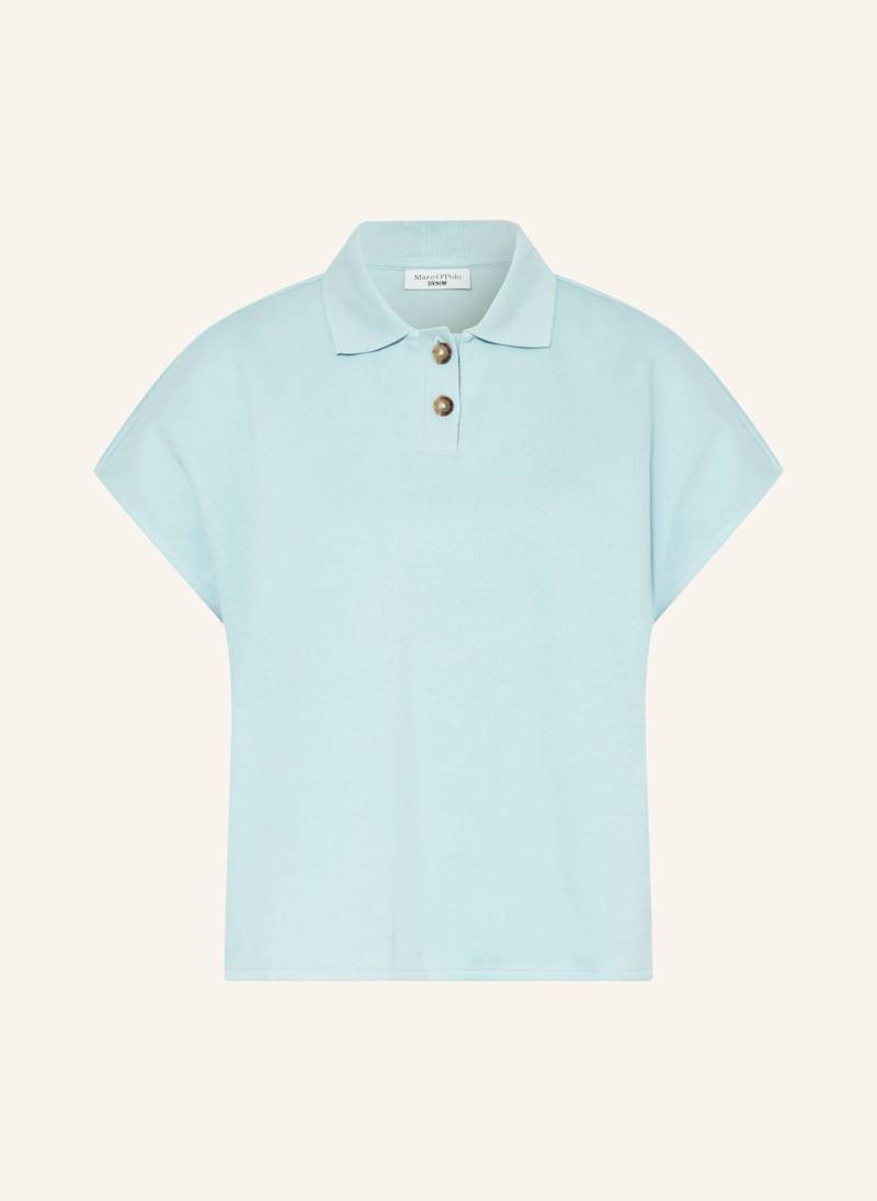 Marc O'polo Denim Piqué-Poloshirt blau von Marc O'Polo DENIM