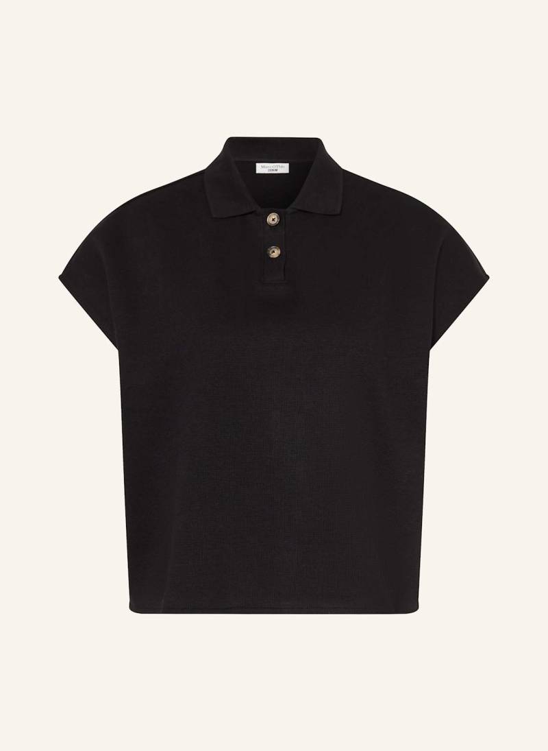 Marc O'polo Denim Piqué-Poloshirt schwarz von Marc O'Polo DENIM