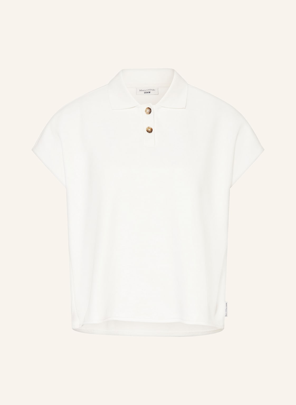 Marc O'polo Denim Piqué-Poloshirt weiss von Marc O'Polo DENIM