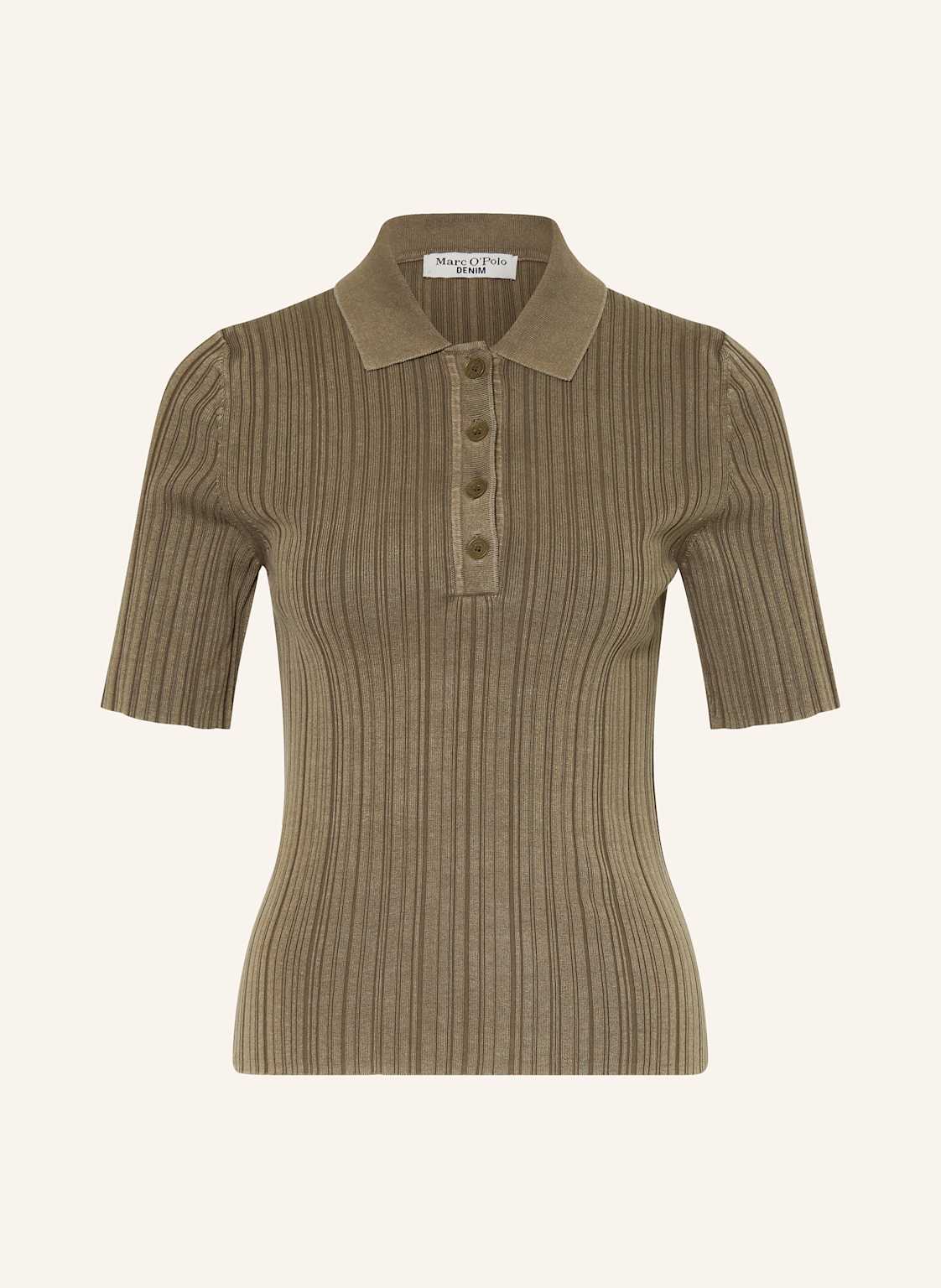 Marc O'polo Denim Strick-Poloshirt braun Marc O'polo Denim Strick-Poloshirt braun von Marc O'Polo DENIM